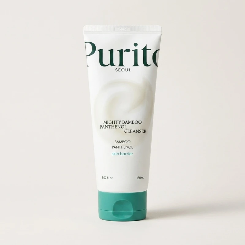 Purito Mighty Bamboo Panthenol Cleanser 150ml - Gentle Skin Barrier Care - Main Image