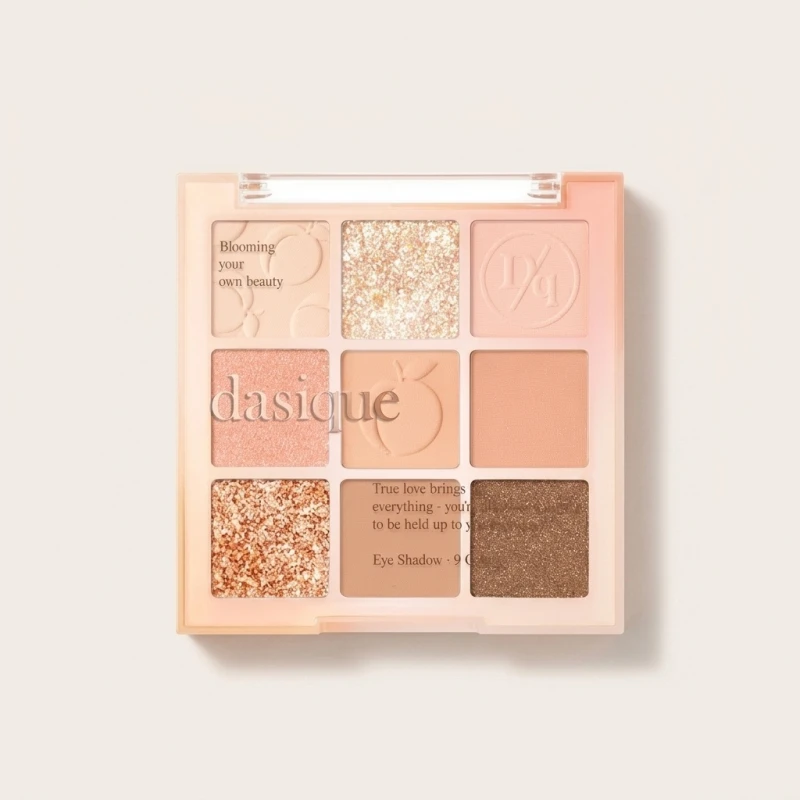 Dasique Shadow Palette 14 Peach Squeeze - 9-Color Versatile Eye Makeup - Main Image