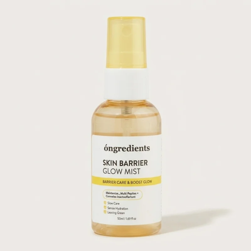 ONGREDIENTS Skin Barrier Glow Mist 50ml - Hydrating Panthenol & Peptide Spray - Main Image