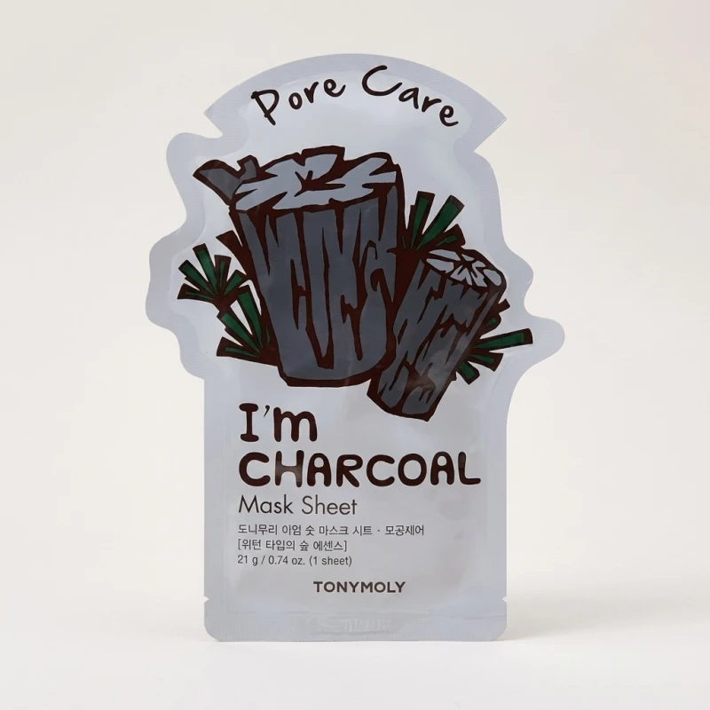 TONYMOLY I'm Charcoal Mask Sheet - Purifying Pore Care 21g - Main Image