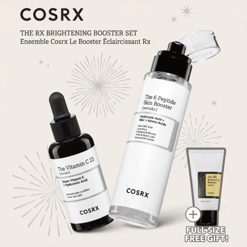 COSRX The RX Brightening Booster Set with Vitamin C 23 and 6 Peptide Serum - Main Image