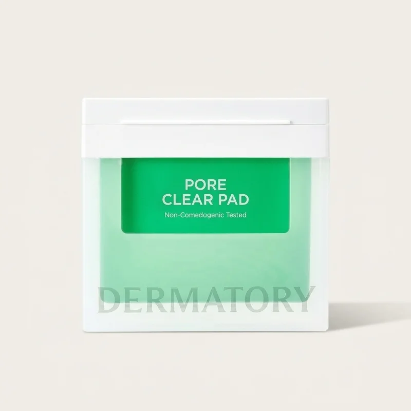 DERMATORY Pro Trouble Pore Clear Pad - 70 Dual-Sided Exfoliating Pads - Main Image