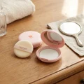 SKINFOOD Peach Cotton Pore Blur Pact - Oil-Control Pressed Face Powder 3