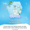 Honey Sabon Moist Gel Body Wash 500ml - Honey Infused Hydrating Cleanser 3