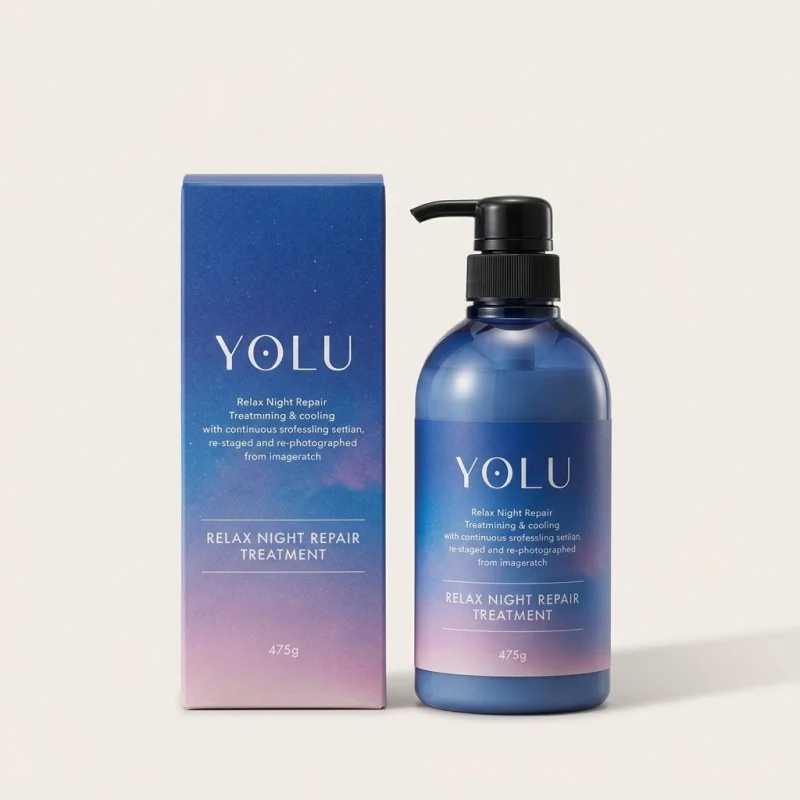 YOLU Relax Night Repair Hair Treatment 475g - Nighttime Care for Smooth Hair - Main Image
