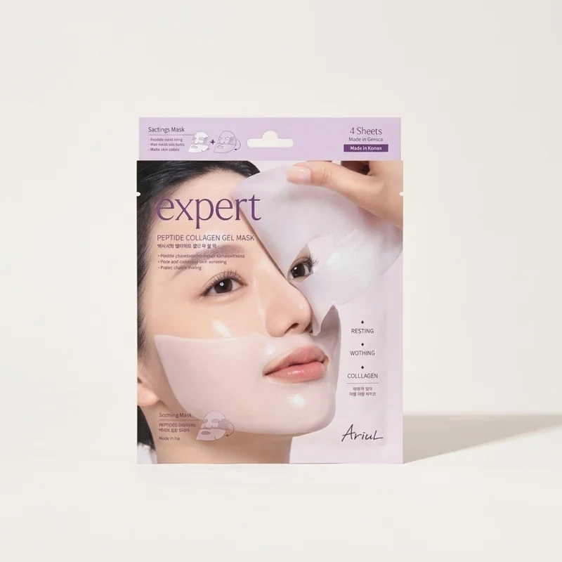Ariul Expert Peptide Collagen Gel Mask, Elasticity & Firming Care (4 Sheets) - Main Image