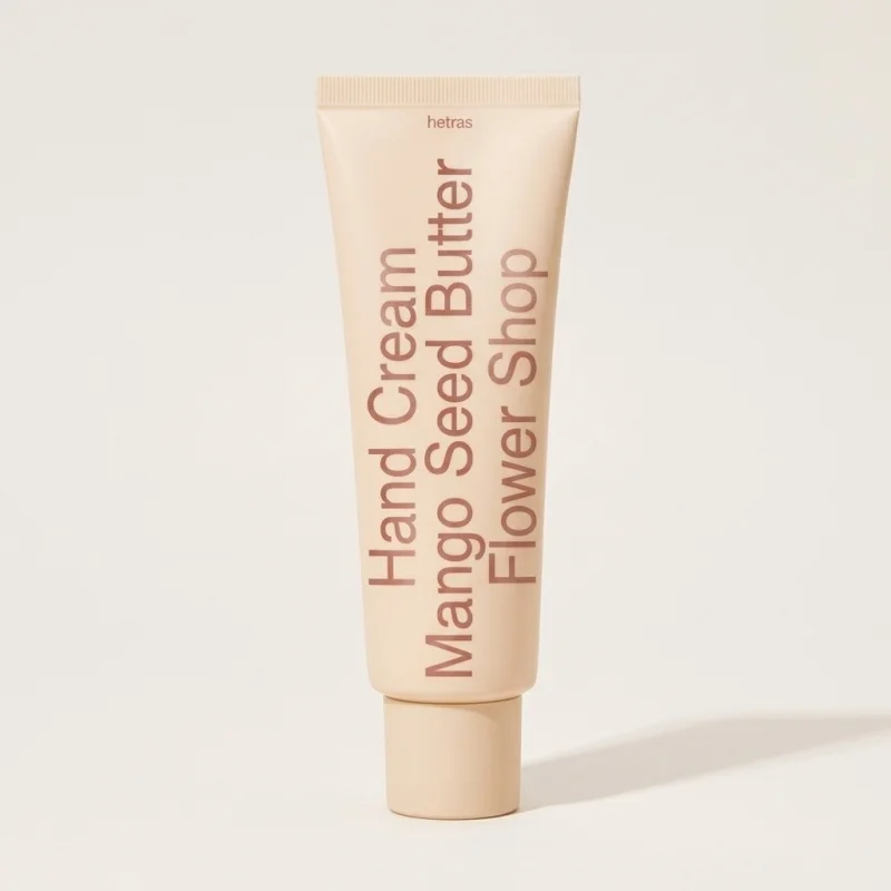 HETRAS Perfumed Mango Seed Butter Hand Cream - Flower Shop Scent, 50ml - Main Image