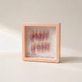3D Crystal Semicured Gel Nail Strips - Iridescent Purple Gradient Design 3