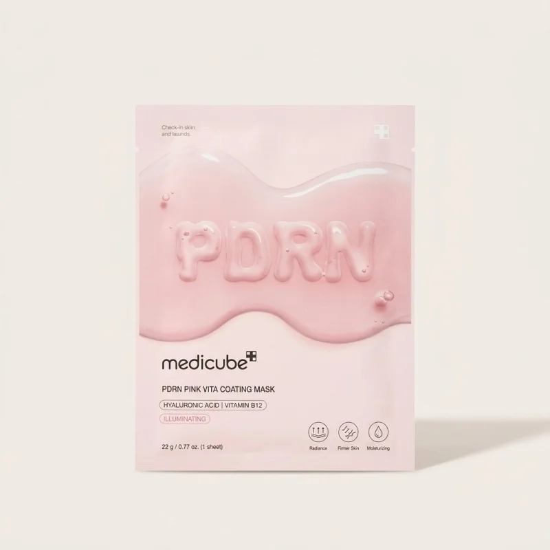 Medicube PDRN Pink Vita Coating Mask - Firming and Radiance Sheet Mask - Main Image