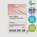 SOME BY MI Real Snail Skin Barrier Care Mask - Soothing & Moisturizing 7