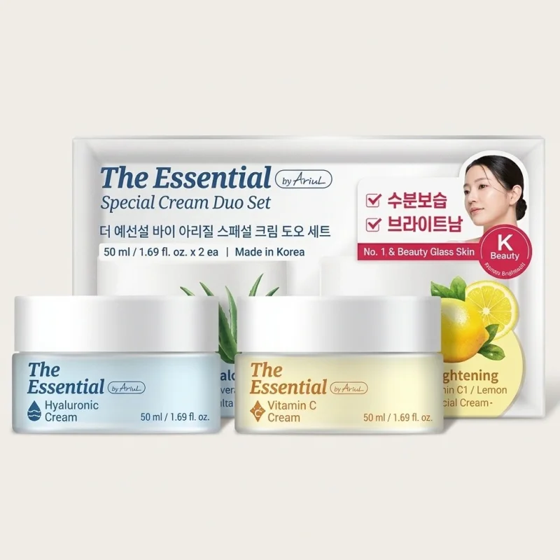 ARIUL The Essential Special Cream Duo Set - Hyaluronic & Vitamin C Creams - Main Image