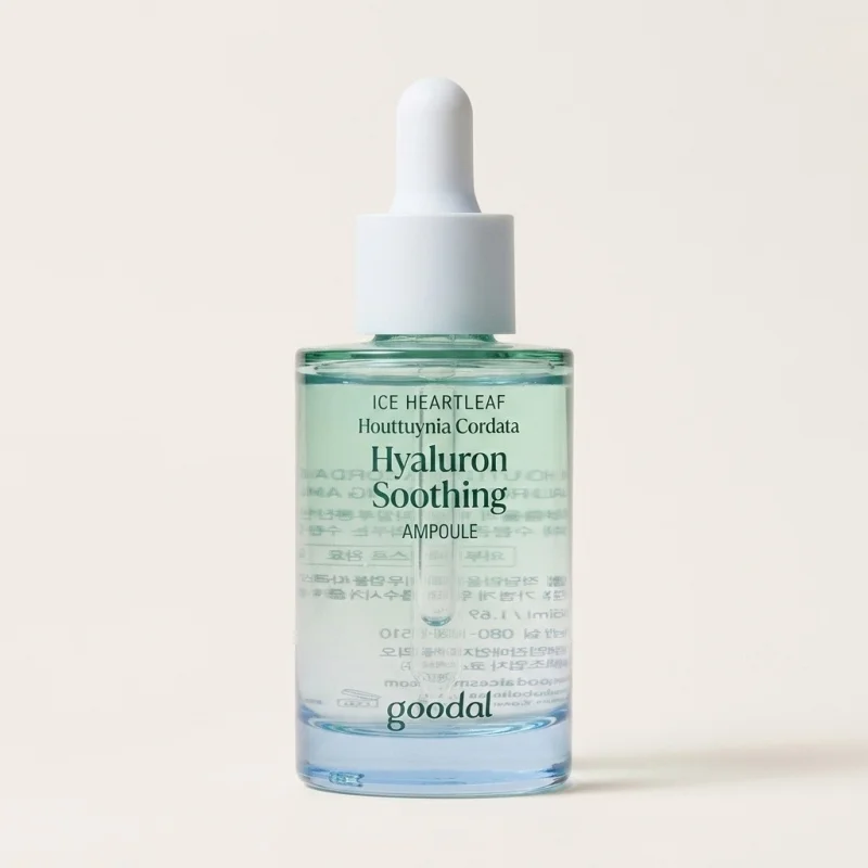 GOODAL Houttuynia Cordata Hyaluron Soothing Ampoule 50ml - Hydrating Serum - Main Image