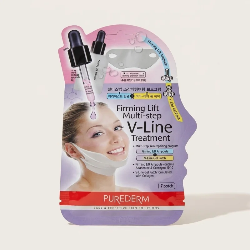 PUREDERM Firming Lift Multi-step V-Line Treatment with Collagen & Adenosine - Main Image