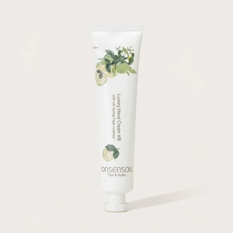 ONSENSOU Luxury Hand Cream KB - Beppu Hot Spring Minerals & Kabosu Citrus - Main Image