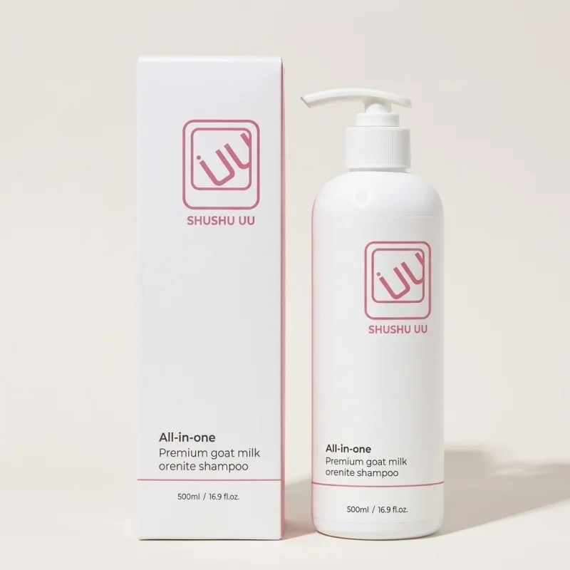 SHUSHU UU All-in-One Premium Goat Milk Oriental Shampoo 500ml - Main Image