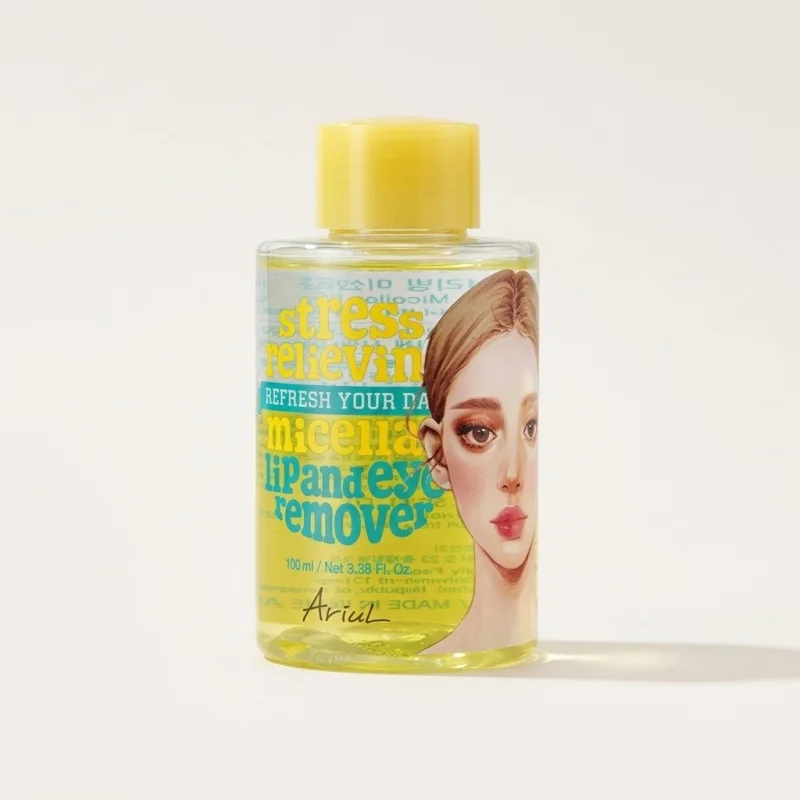 Ariul Stress Relieving Micellar Lip and Eye Remover, 100ml Gentle Cleanser - Main Image