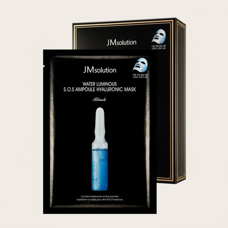 JM solution Water Luminous S.O.S Ampoule Hyaluronic Mask, 10 Sheets - Main Image