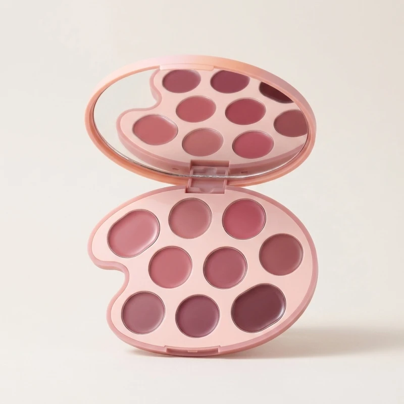 Dasique Mood Painting Lip & Cheek Palette 04 Rose Coloring - 9-Shade Cream Set - Main Image
