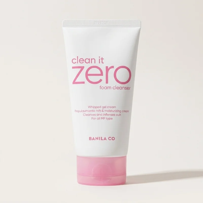 BANILA CO Clean it Zero Foam Cleanser 150ml - Moisturizing Whipped Gel Face Wash - Main Image