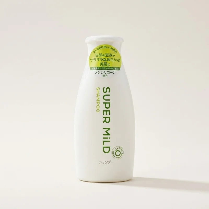 SHISEIDO Super Mild Shampoo 600ml - Silicone-Free Organic Herb Formula - Main Image