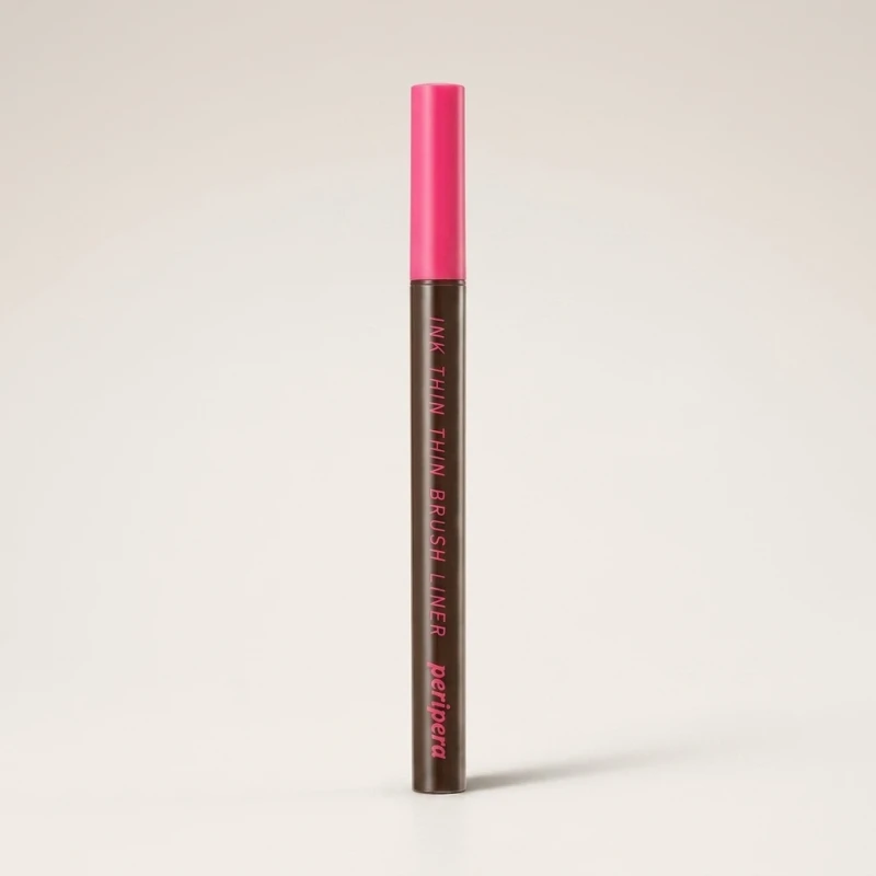 PERIPERA Ink Thin Thin Brush Liner 02 Brown Film - Precise Liquid Eyeliner - Main Image