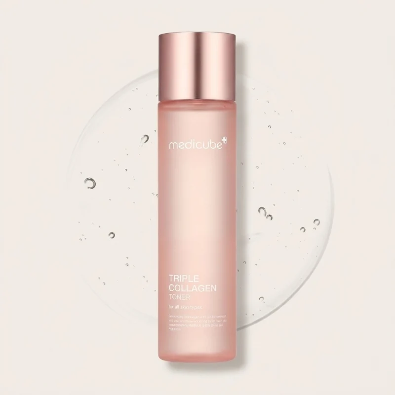 Medicube Triple Collagen Toner 140ml - Hydrating Glass Skin Face Essence - Main Image