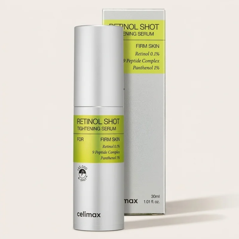 CELIMAX !+ Retinol Shot Tightening Serum, 0.1% Retinol & 9 Peptide Complex 30ml - Main Image