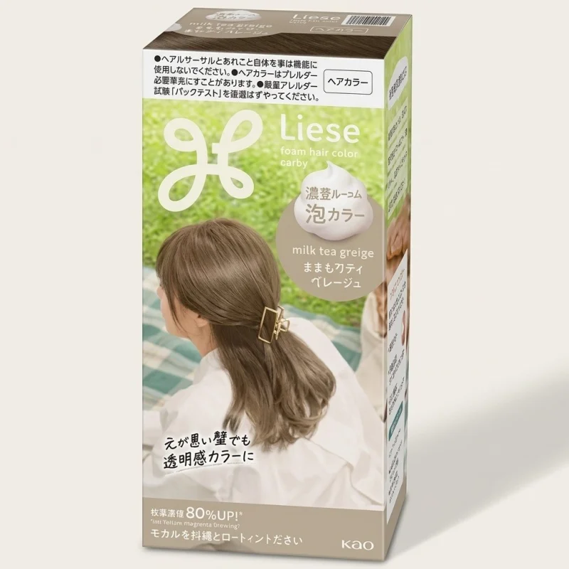KAO Liese Creamy Bubble Color in Milk Tea Greige - Main Image