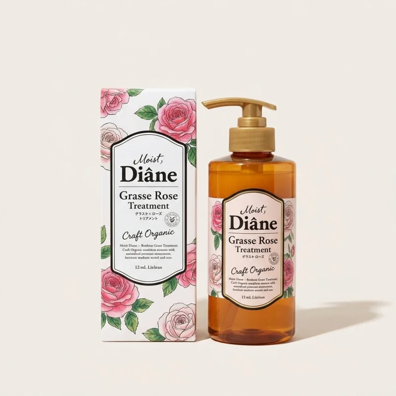 Moist Diane Bonheur Grasse Rose Repair & Moisturize Treatment, 500ml - Main Image
