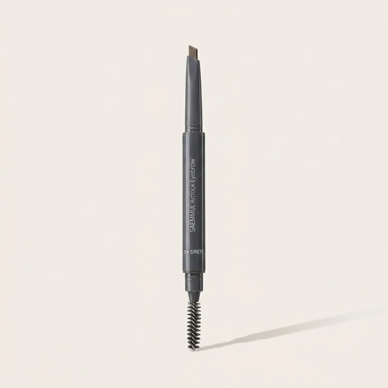 THE SAEM Saemmul Artlook Eyebrow - 02 Deep Brown Dual-Ended Pencil - Main Image
