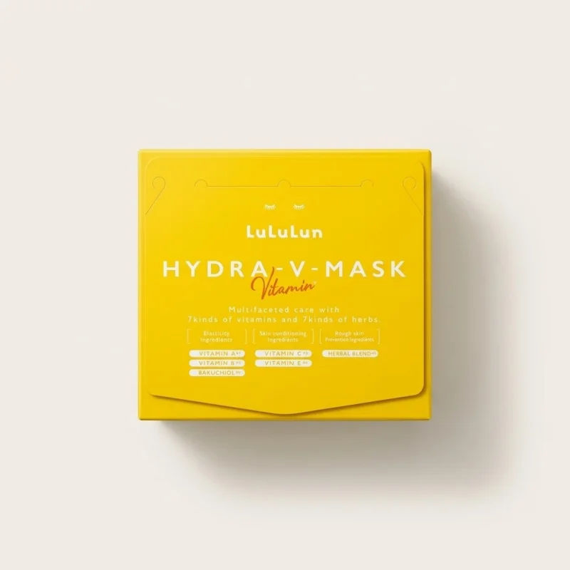 Lululun Hydra-V-Mask Vitamin - 28 Sheet Multi-Vitamin Daily Face Mask - Main Image