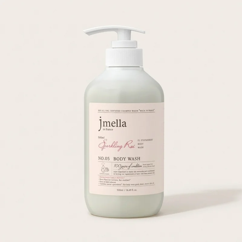 Jmella in France No. 05 Sparkling Rose Body Wash - Gentle pH Balance, 500ml - Main Image