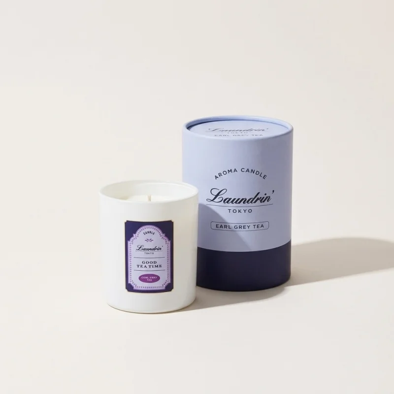 Laundrin Aroma Candle Earl Grey Tea - Good Tea Time Series Scented Candle - Main Image