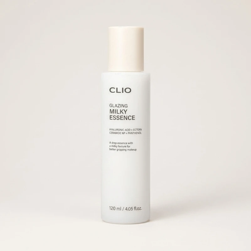 CLIO Glazing Milky Essence 120ml - Hydrating Base for a Radiant Finish - Main Image