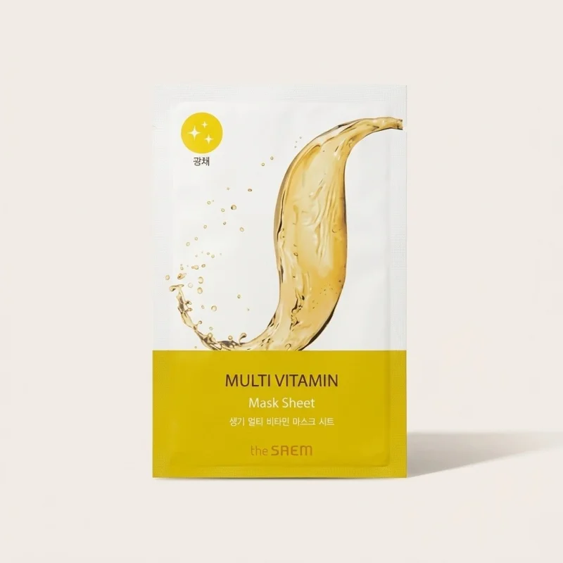 THE SAEM Bio Solution Radiance Multi Vitamin Mask Sheet for Glowing Skin - Main Image