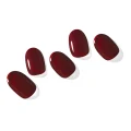 OHORA N Classic Burgundy Semicured Gel Nail Strips - Deep Red Salon Finish 3