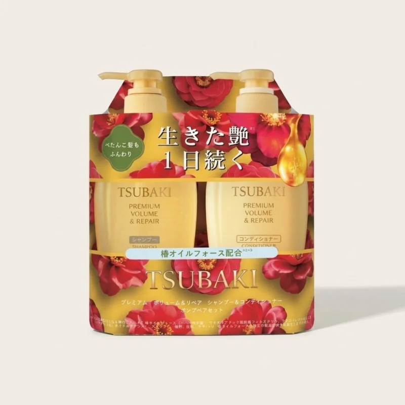 Shiseido Tsubaki Premium Volume & Repair Shampoo and Conditioner Duo Set - Main Image