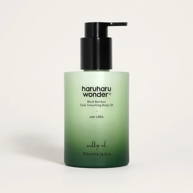 Haruharu Wonder Black Bamboo Daily Smoothing Body Oil with Urea, 200ml - Main Image