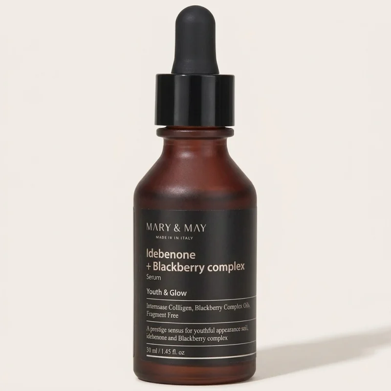 MARY & MAY Idebenone + Blackberry Complex Serum, 30ml - Antioxidant Care - Main Image