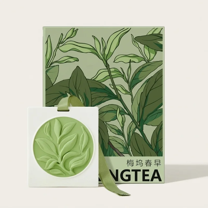 REPOETRY Green Tea Scented Tablet for Car and Closet, Meiwu Spring Morning - Main Image