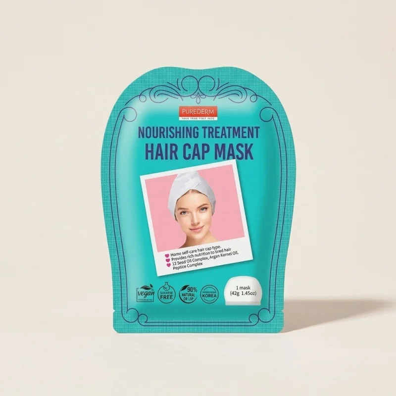 Purederm Nourishing Treatment Hair Cap Mask with Argan Oil and Honey - Main Image