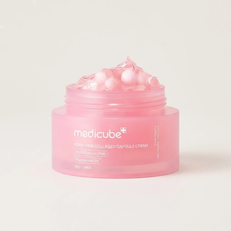Medicube PDRN Pink Collagen Capsule Cream 55g - Firming & Glowing Skin Care - Main Image