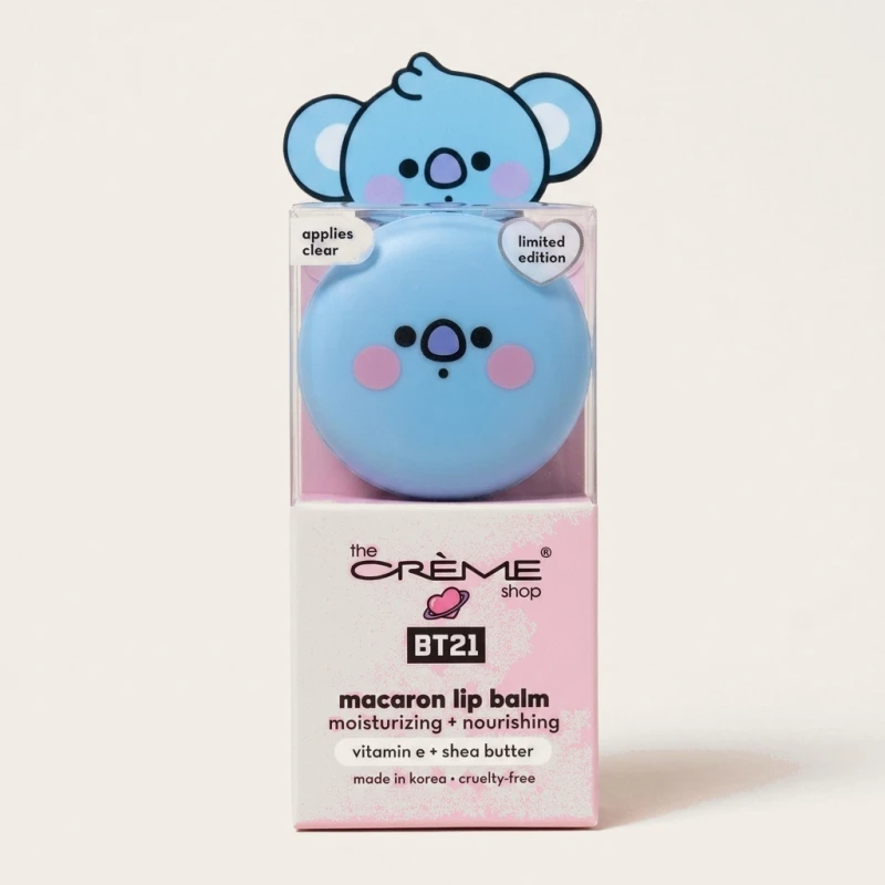 The Crème Shop x BT21 Koya Macaron Lip Balm - Soda Pop Moisturizing Balm - Main Image