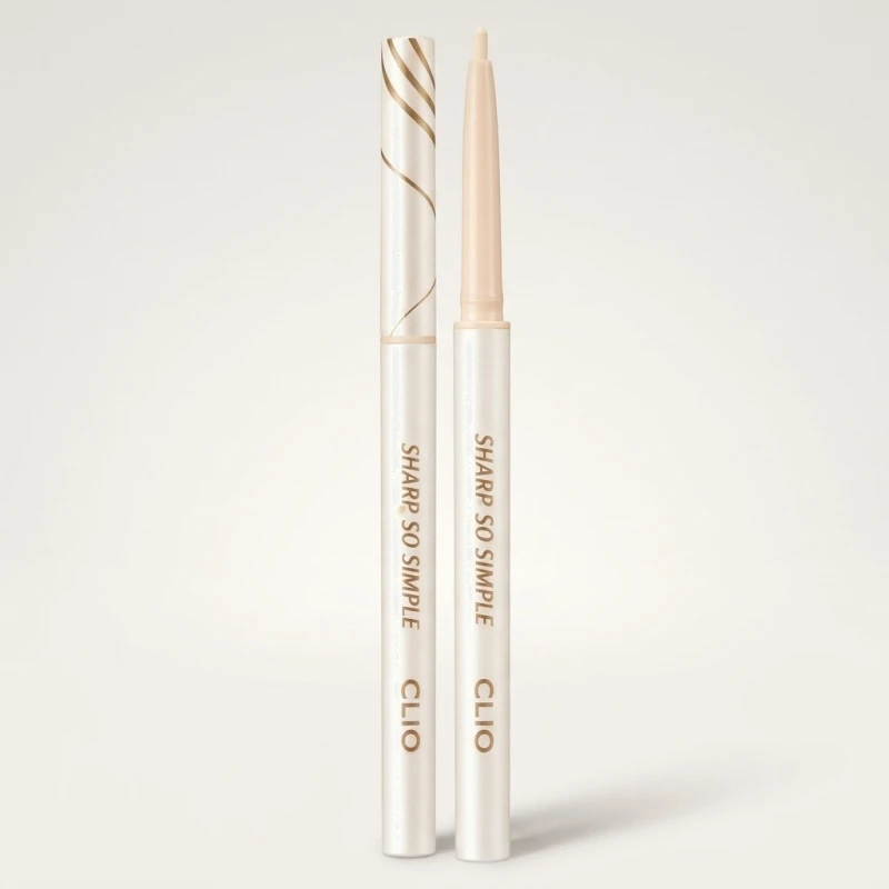 CLIO Sharp So Simple Waterproof Pencil Liner 07 Creamy Ivory, 2mm Slim Tip - Main Image