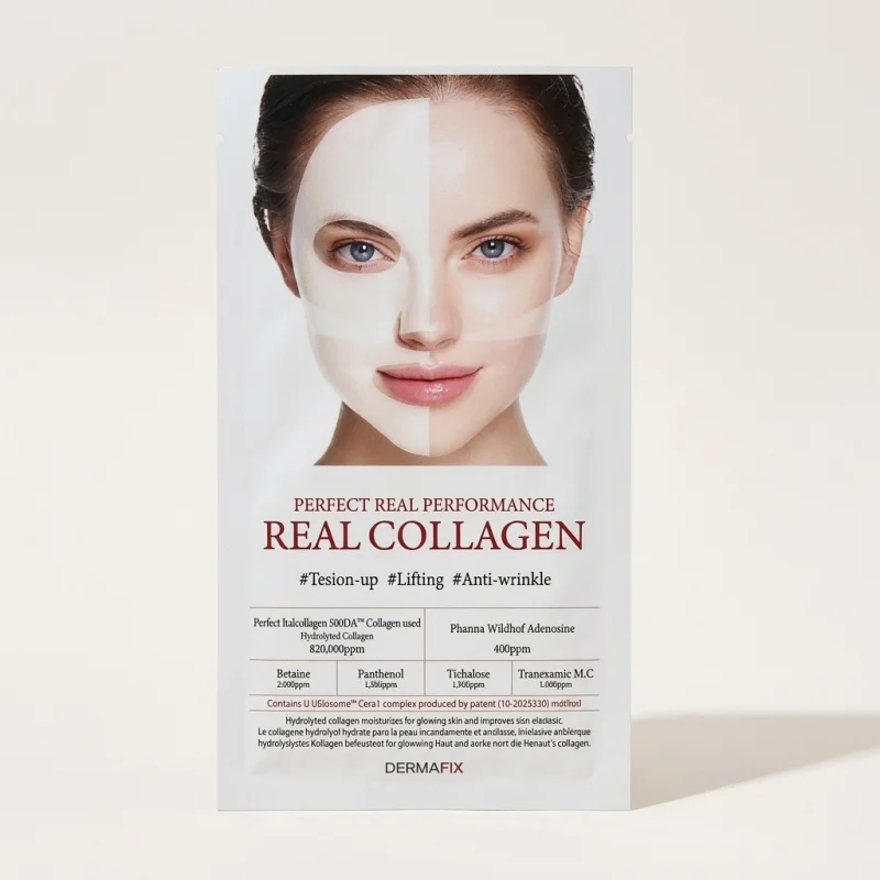 DERMAFIX Real Performance Collagen Mask, 503 Dalton Collagen (8 Pack) - Main Image