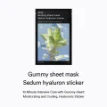 Abib Gummy Sheet Mask Sedum Hyaluron Sticker - Hydrating Face Mask (10 Pack) 2