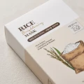 SKINFOOD Rice Brightening Mask (10 Pack) - Radiant and Hydrating Facial Sheet  2