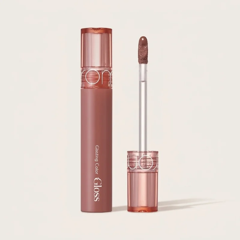 ROMAND Glasting Color Gloss 06 Deepen Moor - High Shine Muted Brown - Main Image