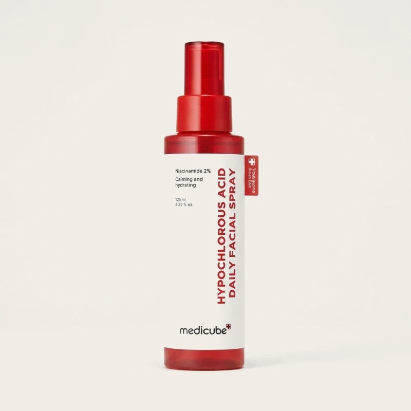 Medicube Hypochlorous Acid Daily Facial Spray 125ml — 2% Niacinamide Calming Mist  - Main Image